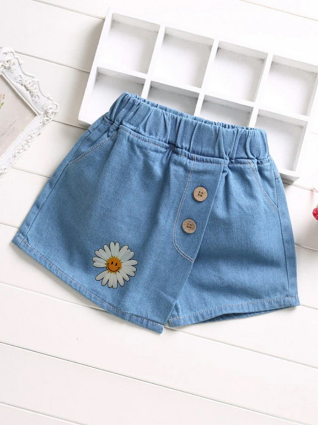 Mia Belle Girls Denim Skort | Girls Casual