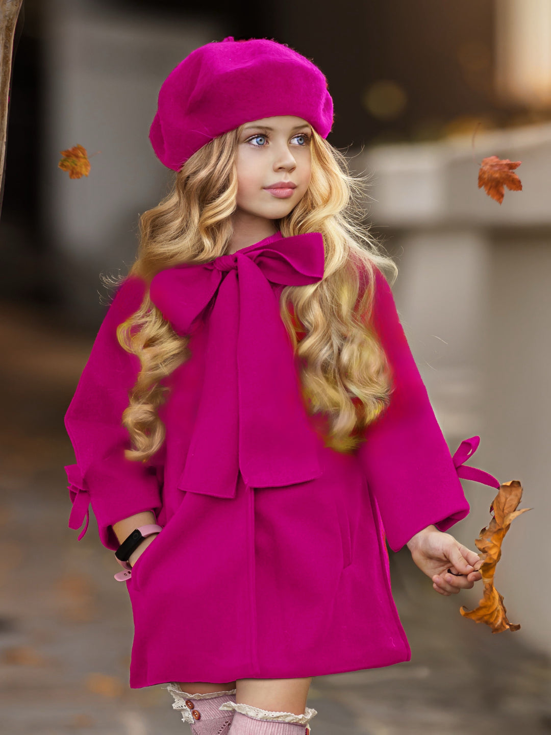 Big Bow Energy Pink Coat