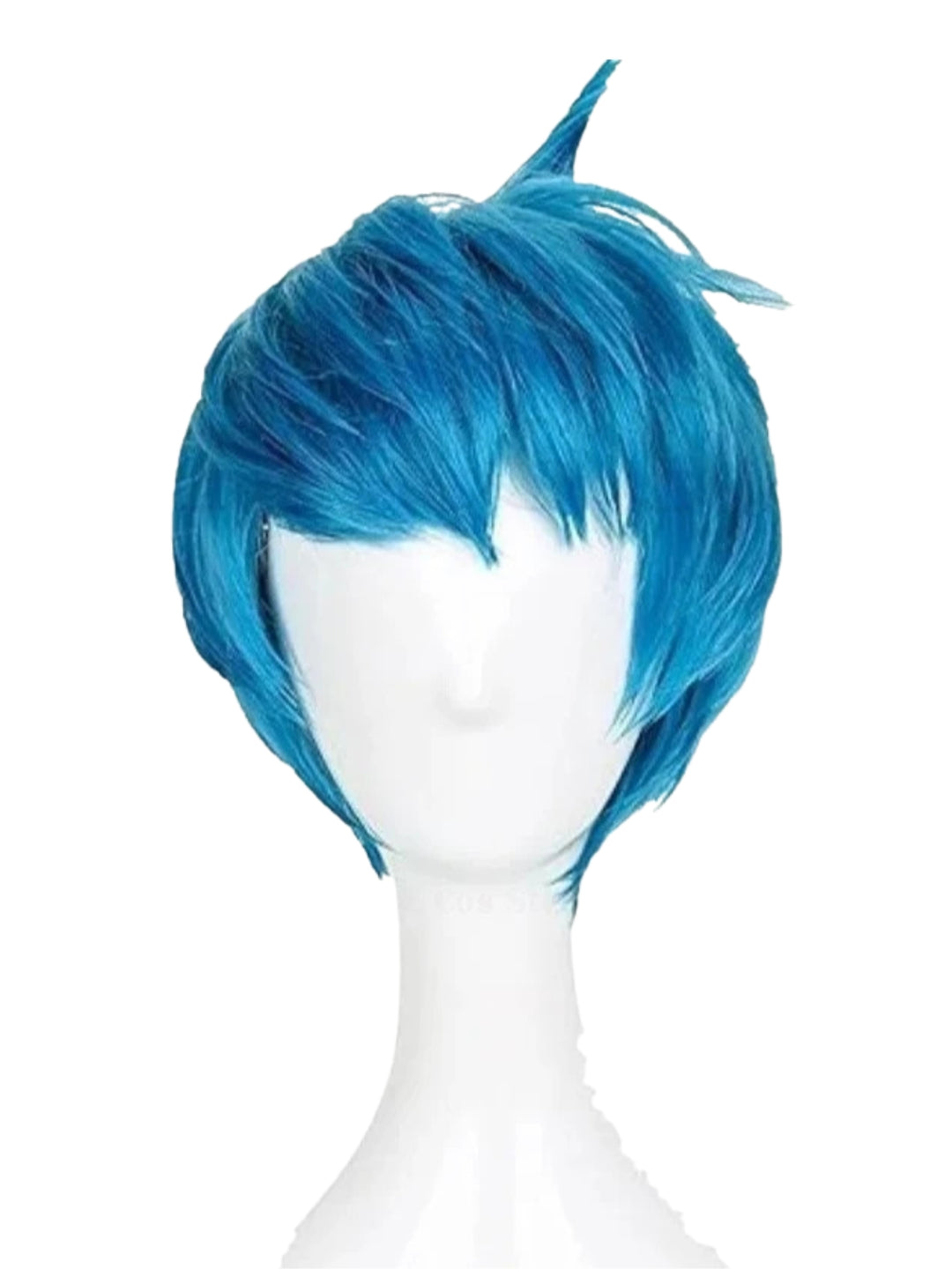 Girls Blue Short Layered Wig