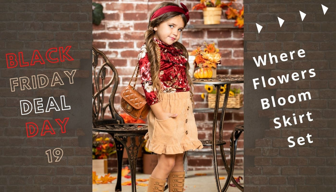 Black Friday Deal Day 19 Blooms with This Beautiful Skirt Set