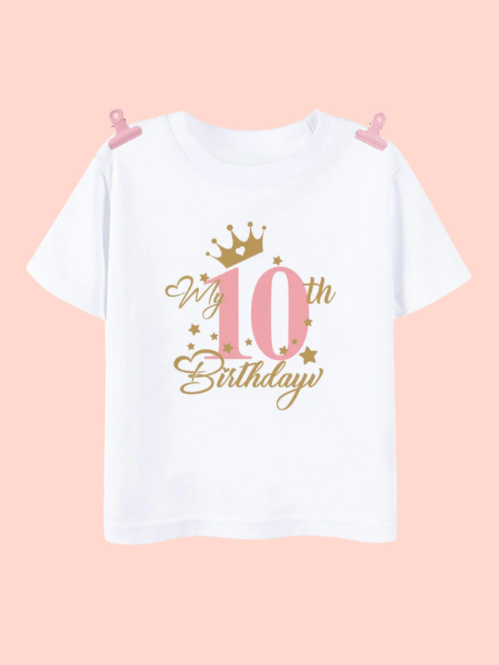 Birthday Royal Celebration Tee – Perfect for Little Ones!