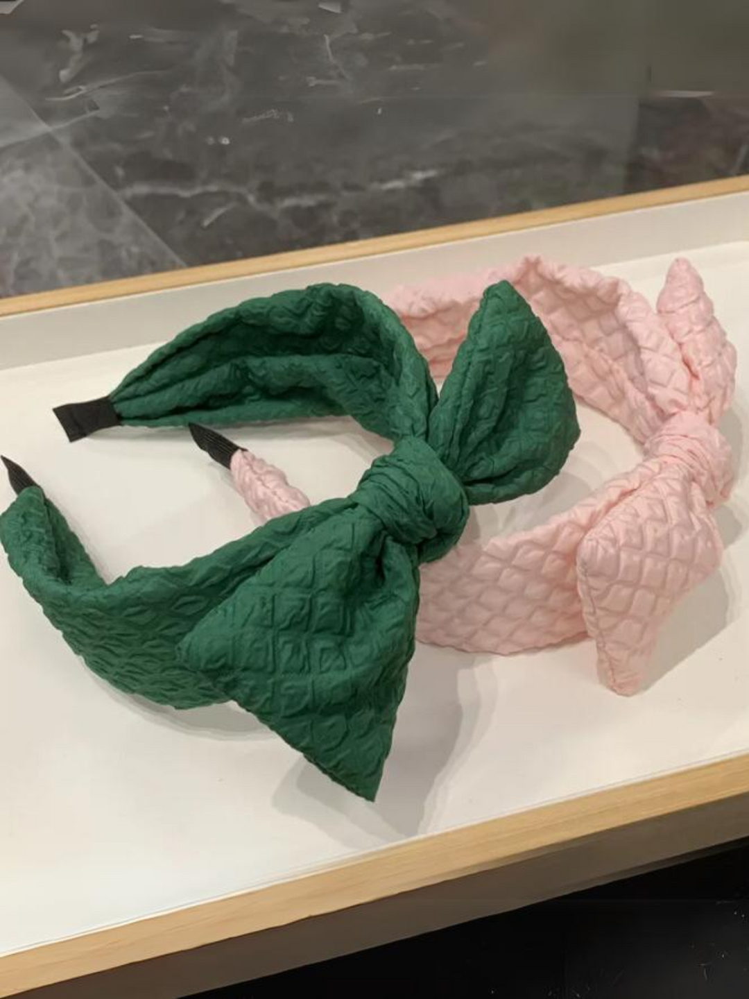 Mia Belle Girls Quilted Bowknot Headband | Girls Accessories