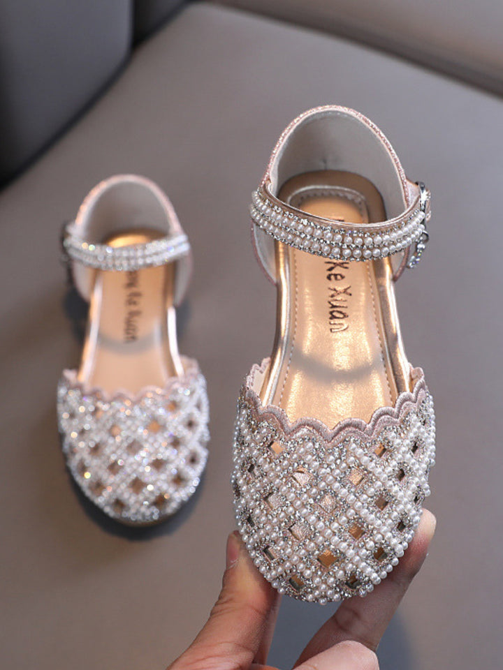 Shimmer Stride Soft Leather Sandals