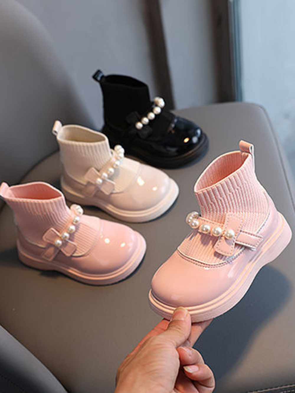 Mia Belle Girls Sock Boots | Shoes By Liv & Mia