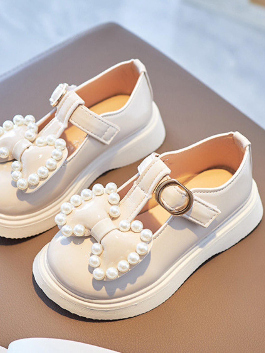 Mia Belle Girls Chunky T-Strap Shoes | Shoes By Liv & Mia