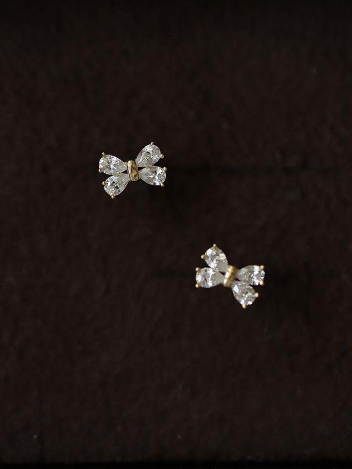 Mia Belle Girls Bows Stud Earrings | Girls Accessories