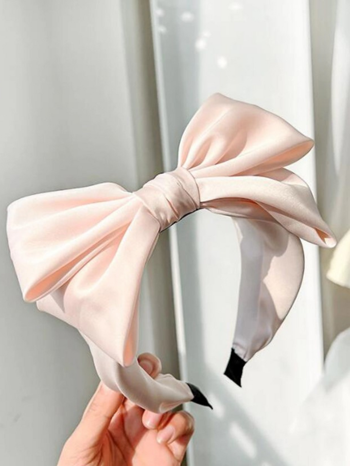 Mia Belle Girls Big Bow Velvet Headband | Girls Accessories
