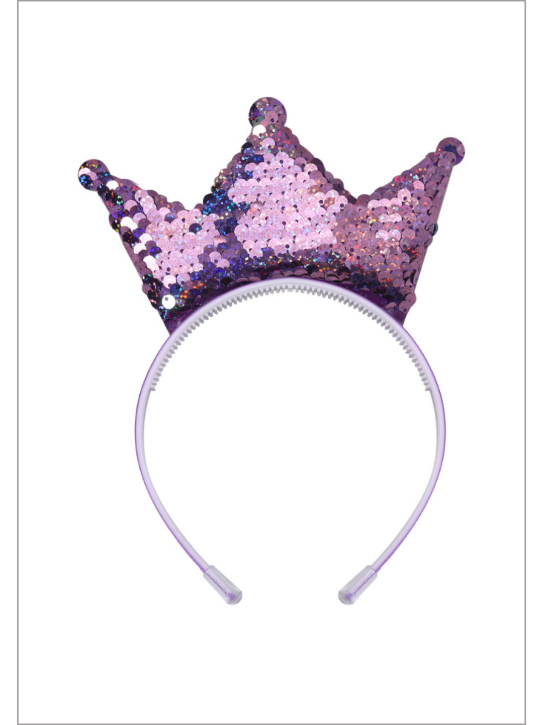 Queen Of Cuteness Sequin Crown Headband