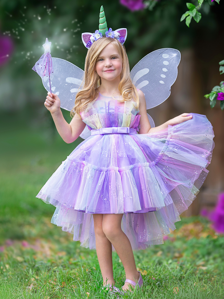 Enchanted Unicorn Fairy Halloween Costume Dress