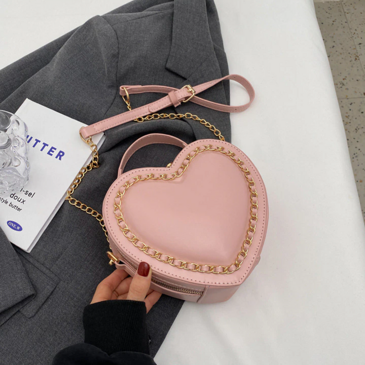 Mia Belle Girls Heart-Shaped Crossbody Bag | Girls Accessories