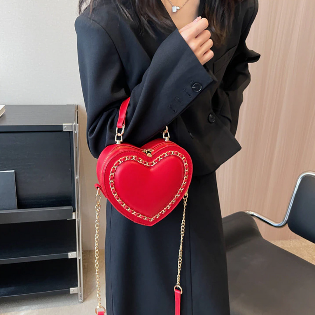 Mia Belle Girls Heart-Shaped Crossbody Bag | Girls Accessories