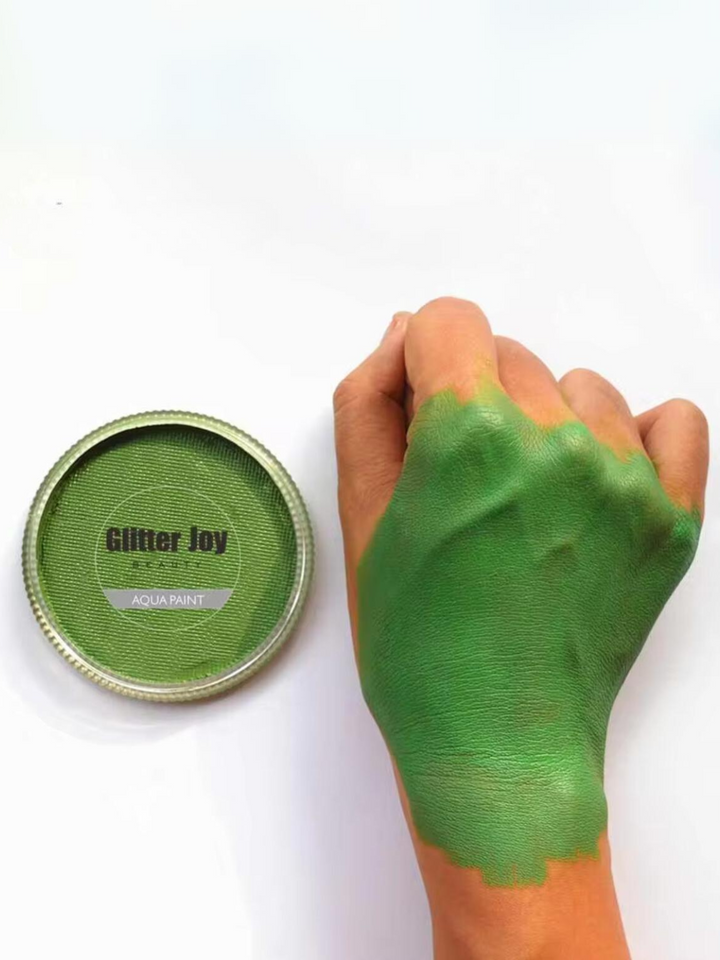 Premium Green High Pigment Paint for Face & Body Art