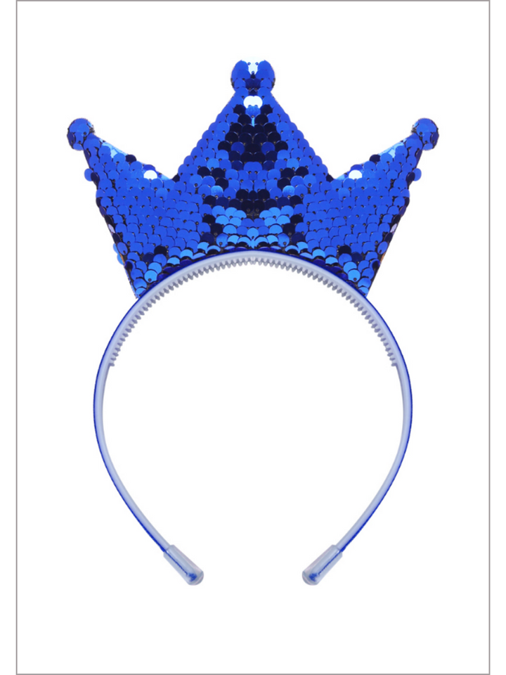 Queen Of Cuteness Sequin Crown Headband