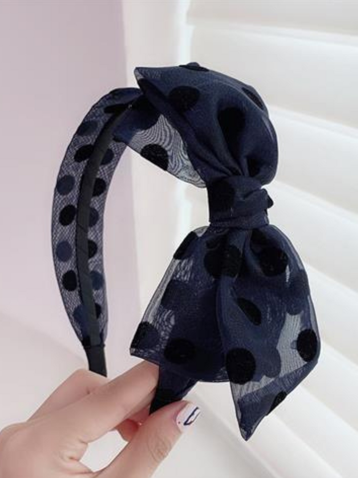 Mia Belle Girls Polka Dot Headband | Girls Accessories