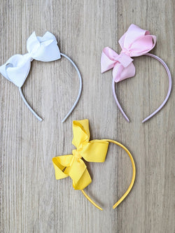 Girls Bow Headband Set of 3