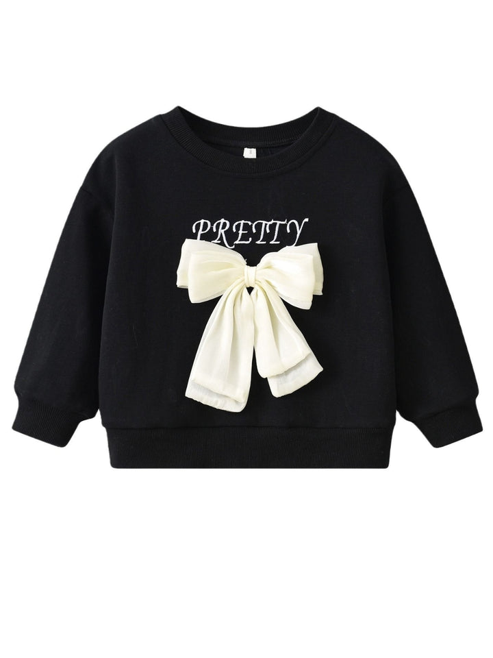 Pretty Statement Bow Sweatshirt