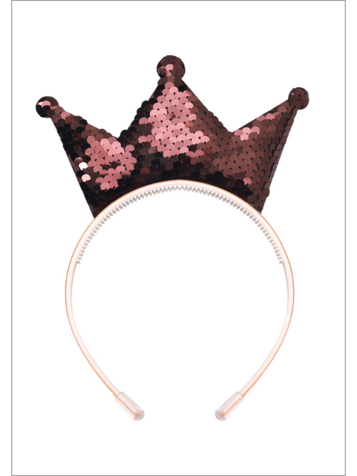 Queen Of Cuteness Sequin Crown Headband