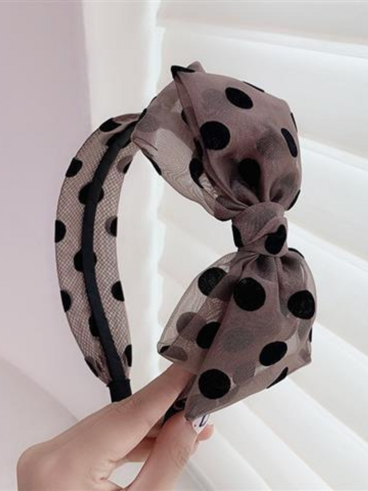 Mia Belle Girls Polka Dot Headband | Girls Accessories