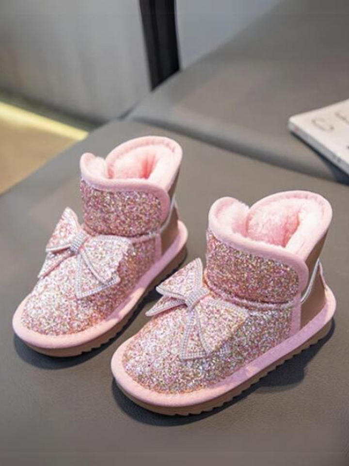 Mia Belle Girls Glitter Snow Boots | Shoes By Liv & Mia