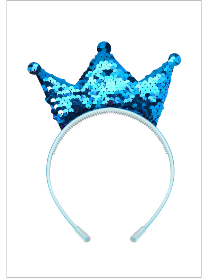 Queen Of Cuteness Sequin Crown Headband