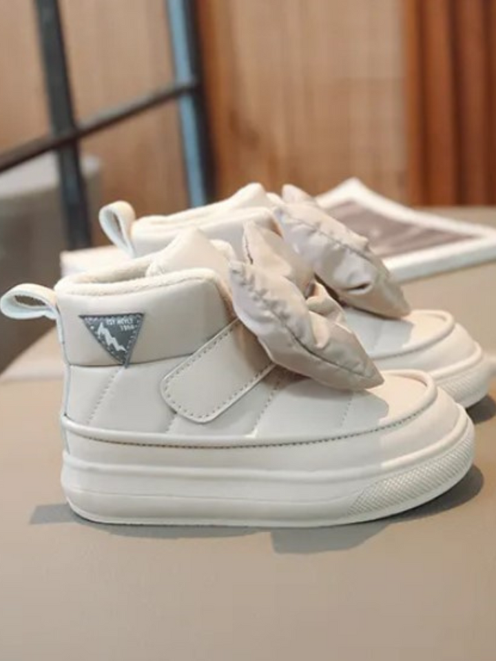 Mia Belle Girls Bow-Embellished Snow Boots | Shoes By Liv & Mia