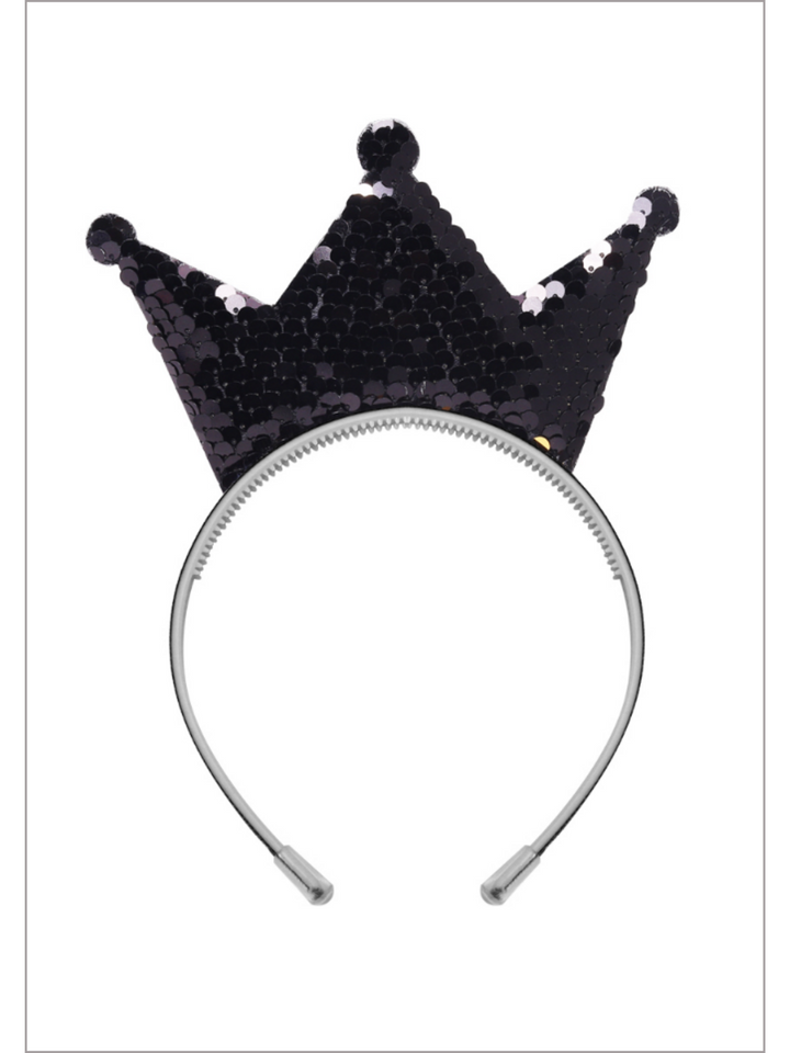 Queen Of Cuteness Sequin Crown Headband