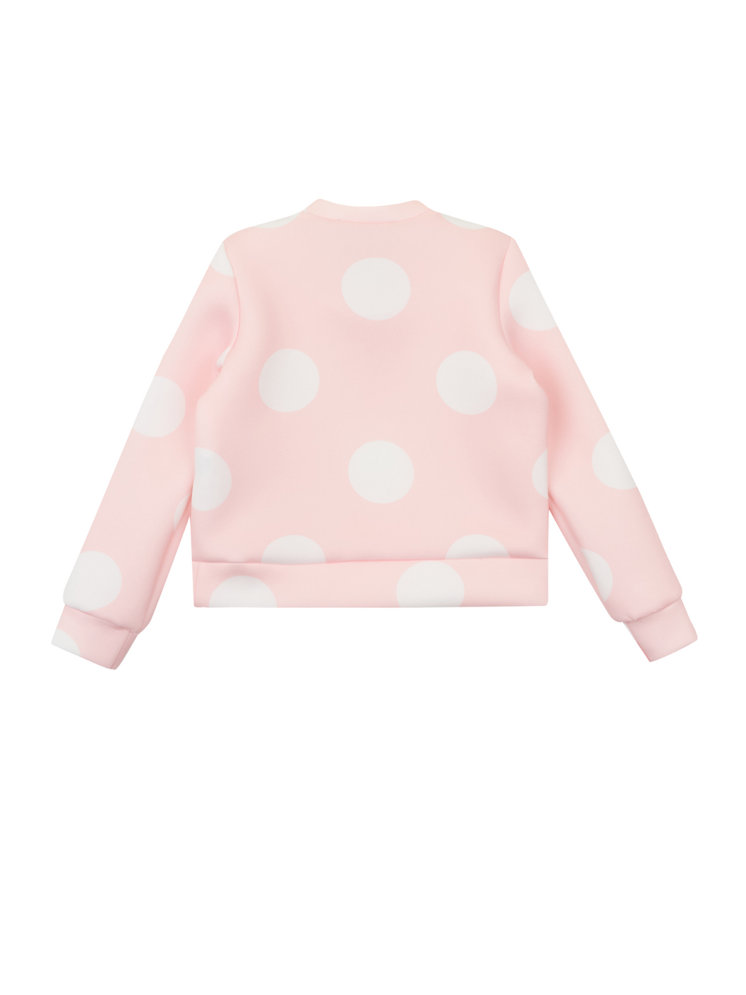Pink Polka Dot Delight Sweatshirt by Kids Couture