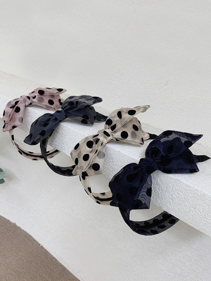 Mia Belle Girls Polka Dot Headband | Girls Accessories