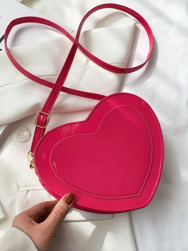 Little Girls Accessories | Heart Shaped Adjustable Crossbody Purse