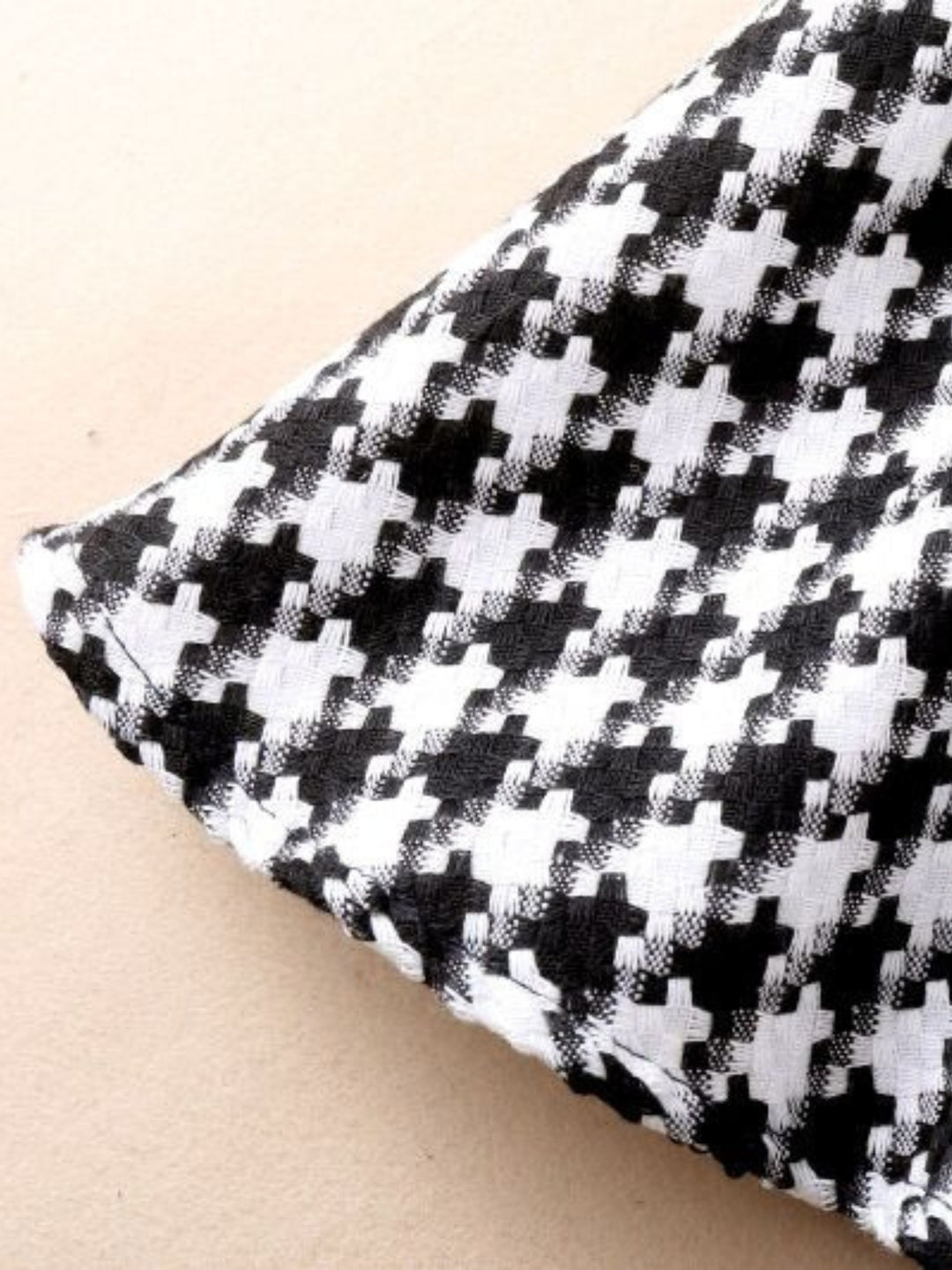 Girls Houndstooth Sleeveless A-Line Dress