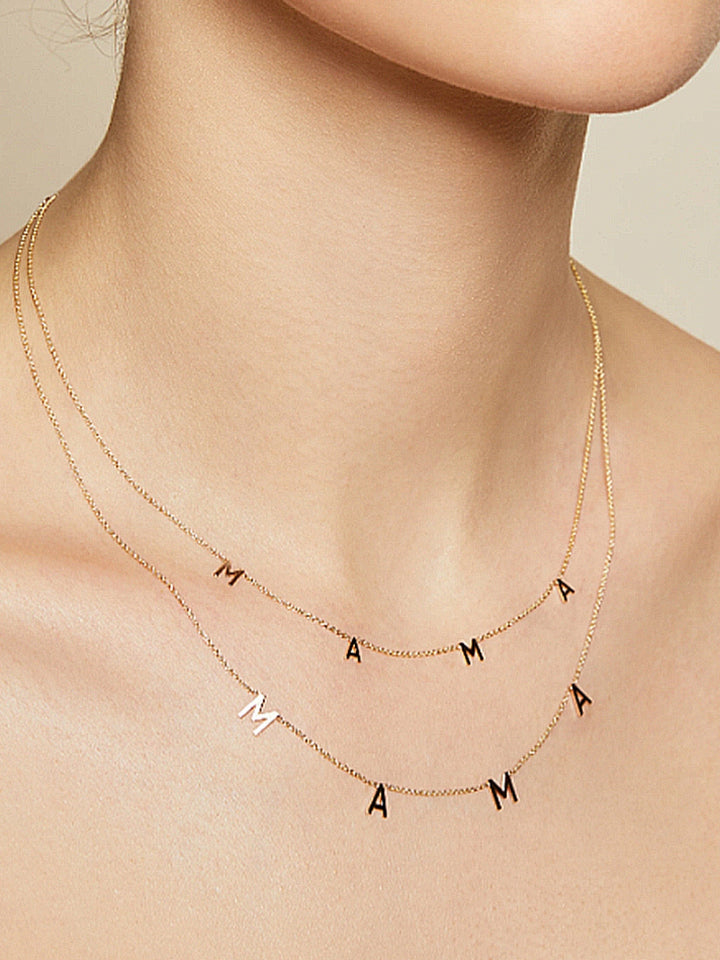 "MAMA" Charm Necklace