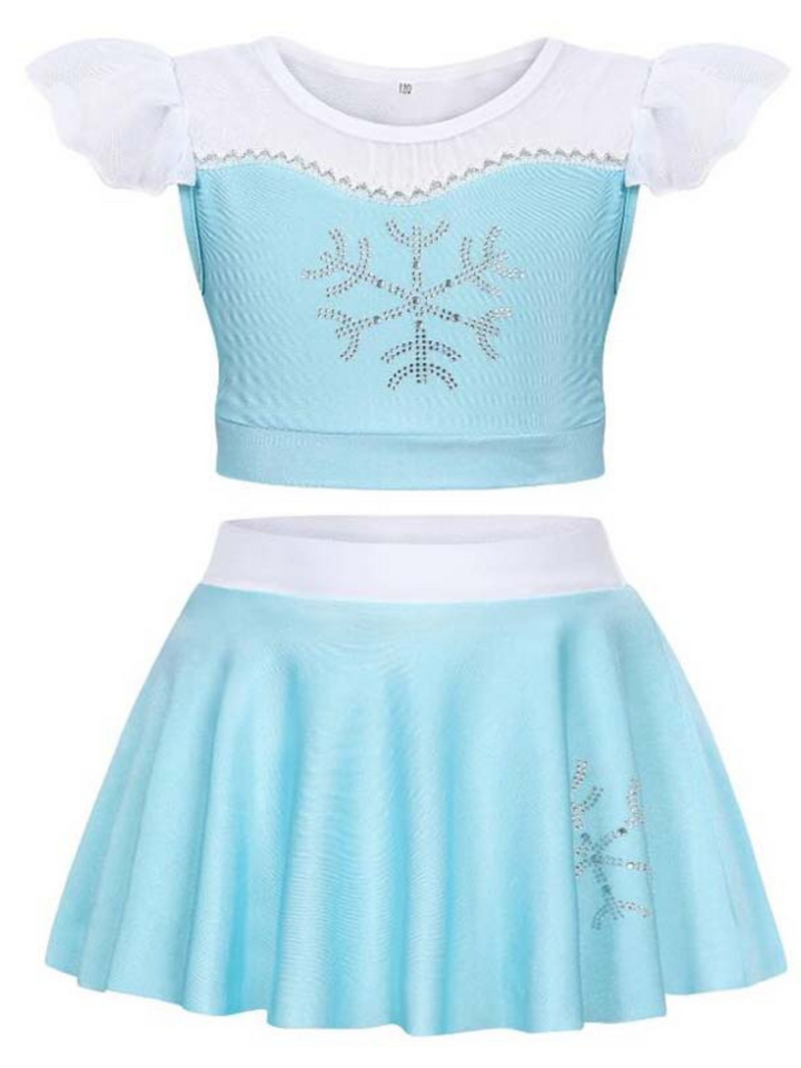 Mia Belle Girls Princess Two Piece Swimsuit | Girls Swimwear