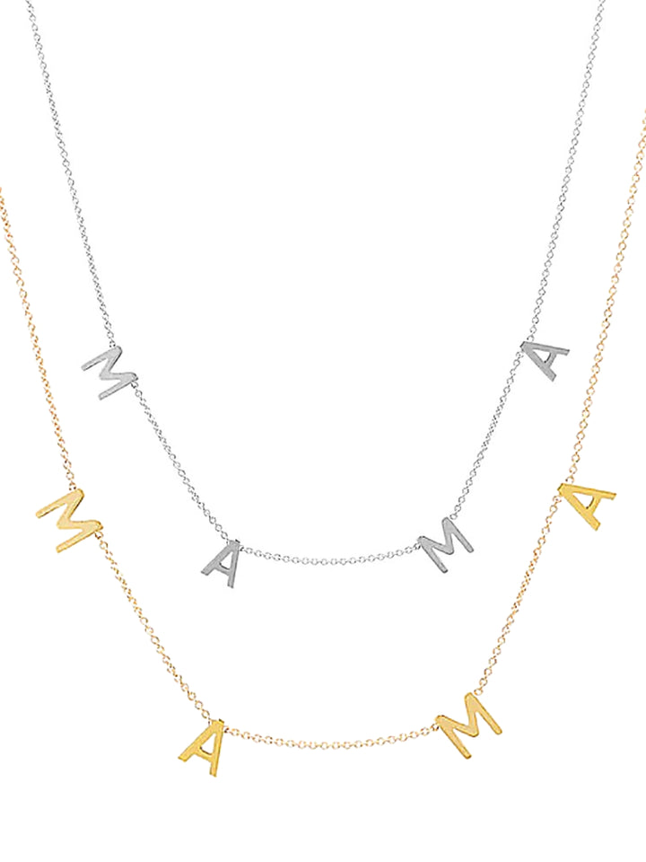 "MAMA" Charm Necklace