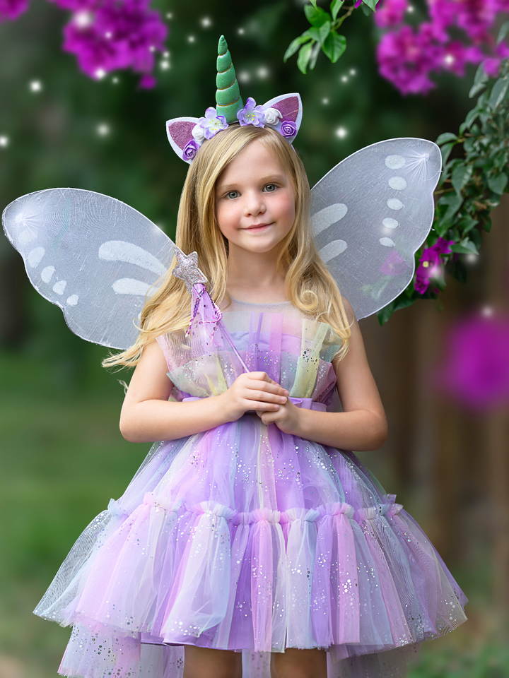 Enchanted Unicorn Fairy Halloween Costume Dress
