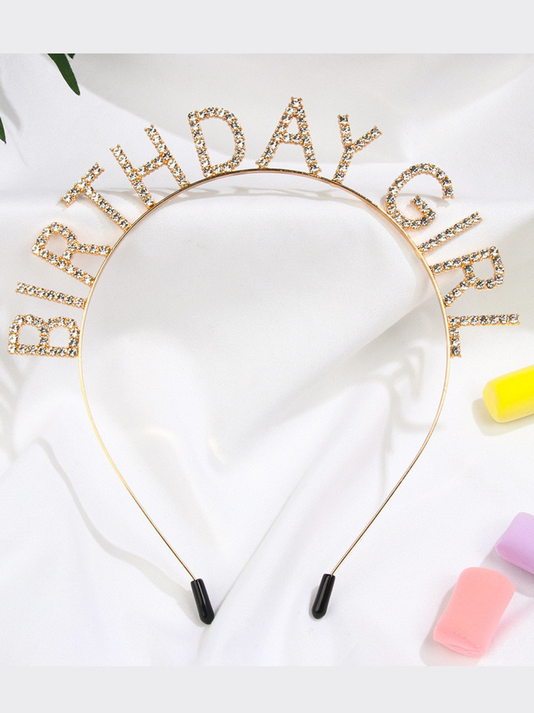 Mia Belle Girls Rhinestone Birthday Girl Headband | Girls Accessories