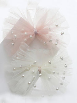 Tutu Time Tulle and Pearls Headband