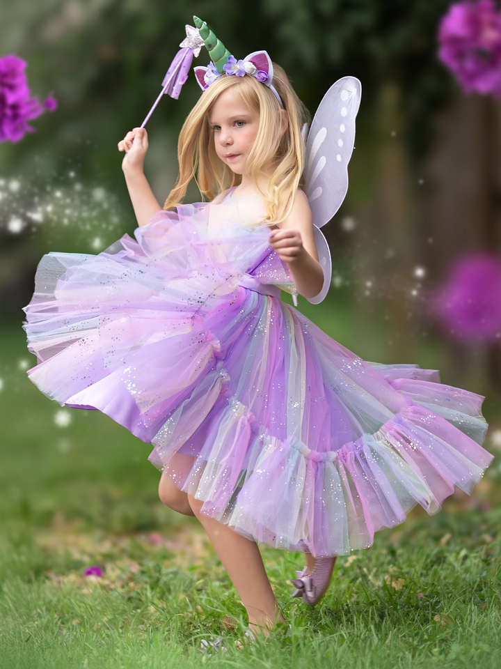 Enchanted Unicorn Fairy Halloween Costume Dress