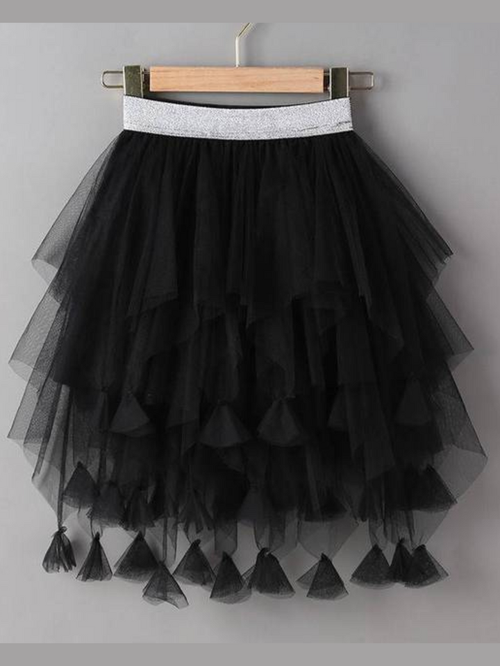 Mia Belle Girls Layered Tutu Skirt | Girls Birthday Outfits
