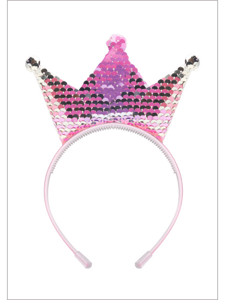 Queen Of Cuteness Sequin Crown Headband