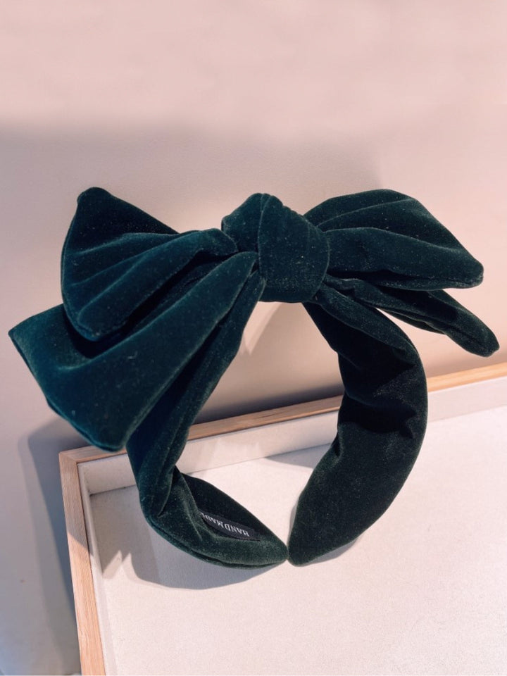 Mia Belle Girls Velvet Bow Headband | Girls Accessories