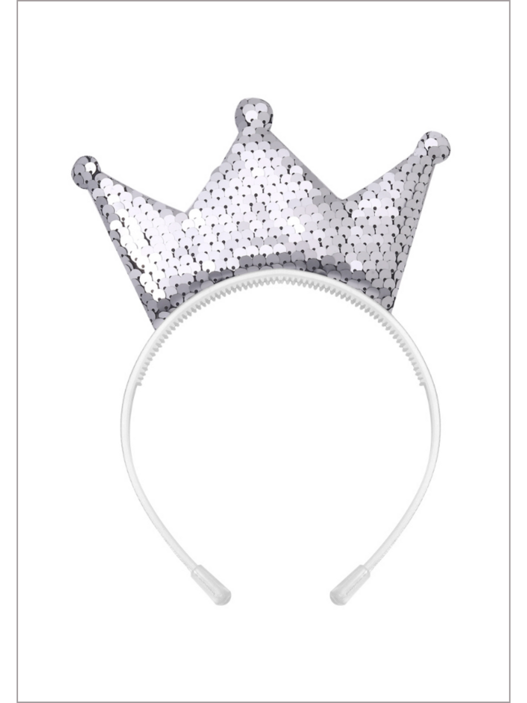 Queen Of Cuteness Sequin Crown Headband