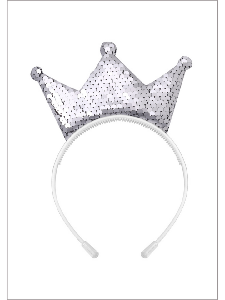 Queen Of Cuteness Sequin Crown Headband