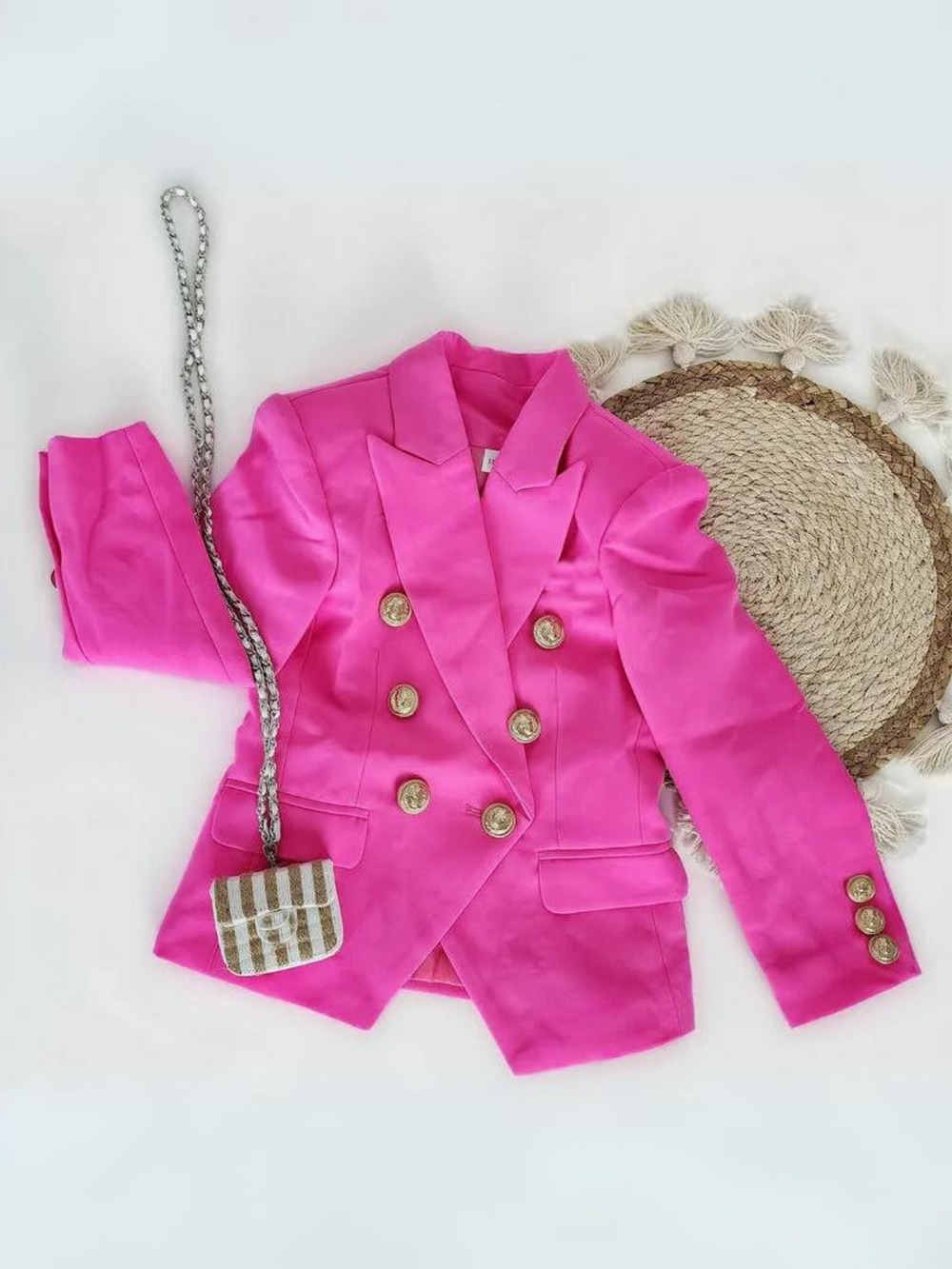 Mia Belle Girls Double Breasted Blazer | Girls Elevated Casual