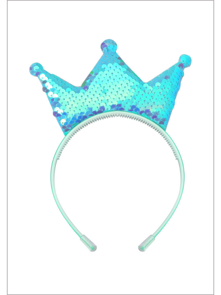 Queen Of Cuteness Sequin Crown Headband