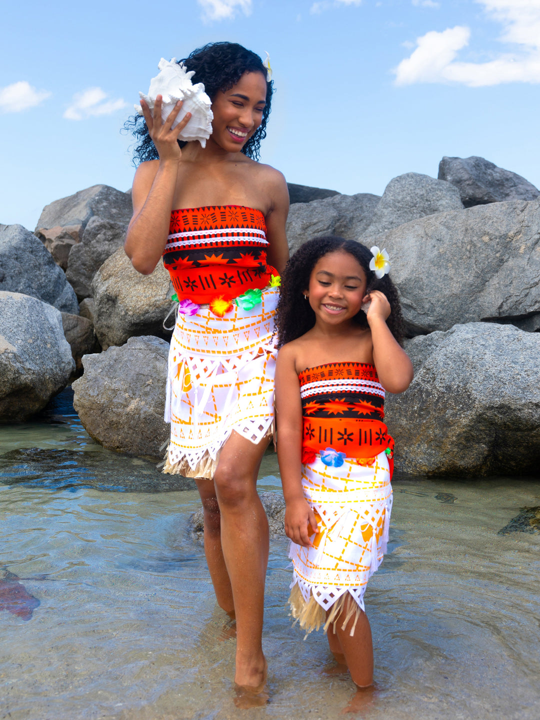 Mommy and Me Polynesian Princess 3-Piece Costume Set