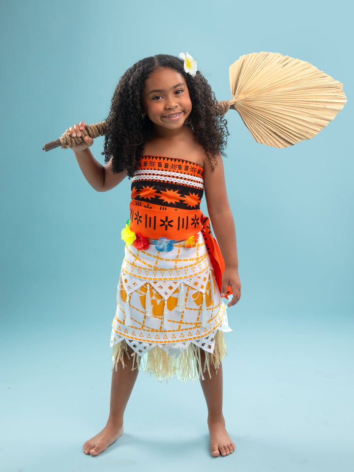 Mommy and Me Polynesian Princess 3-Piece Costume Set