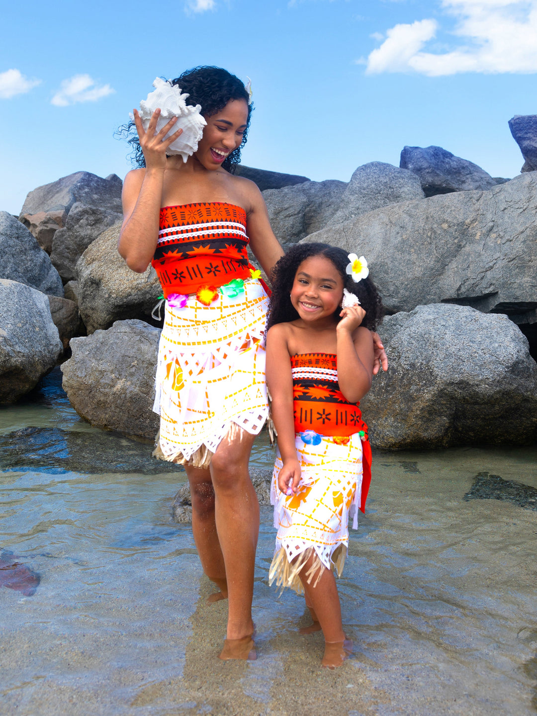 Mommy and Me Polynesian Princess 3-Piece Costume Set