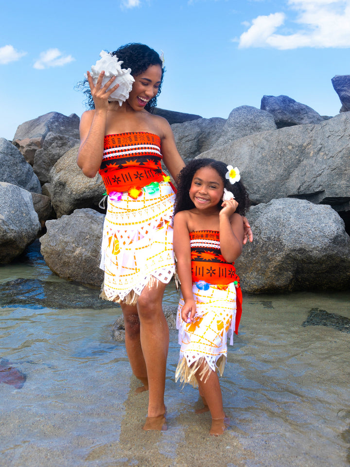 Mommy and Me Polynesian Princess 3-Piece Costume Set