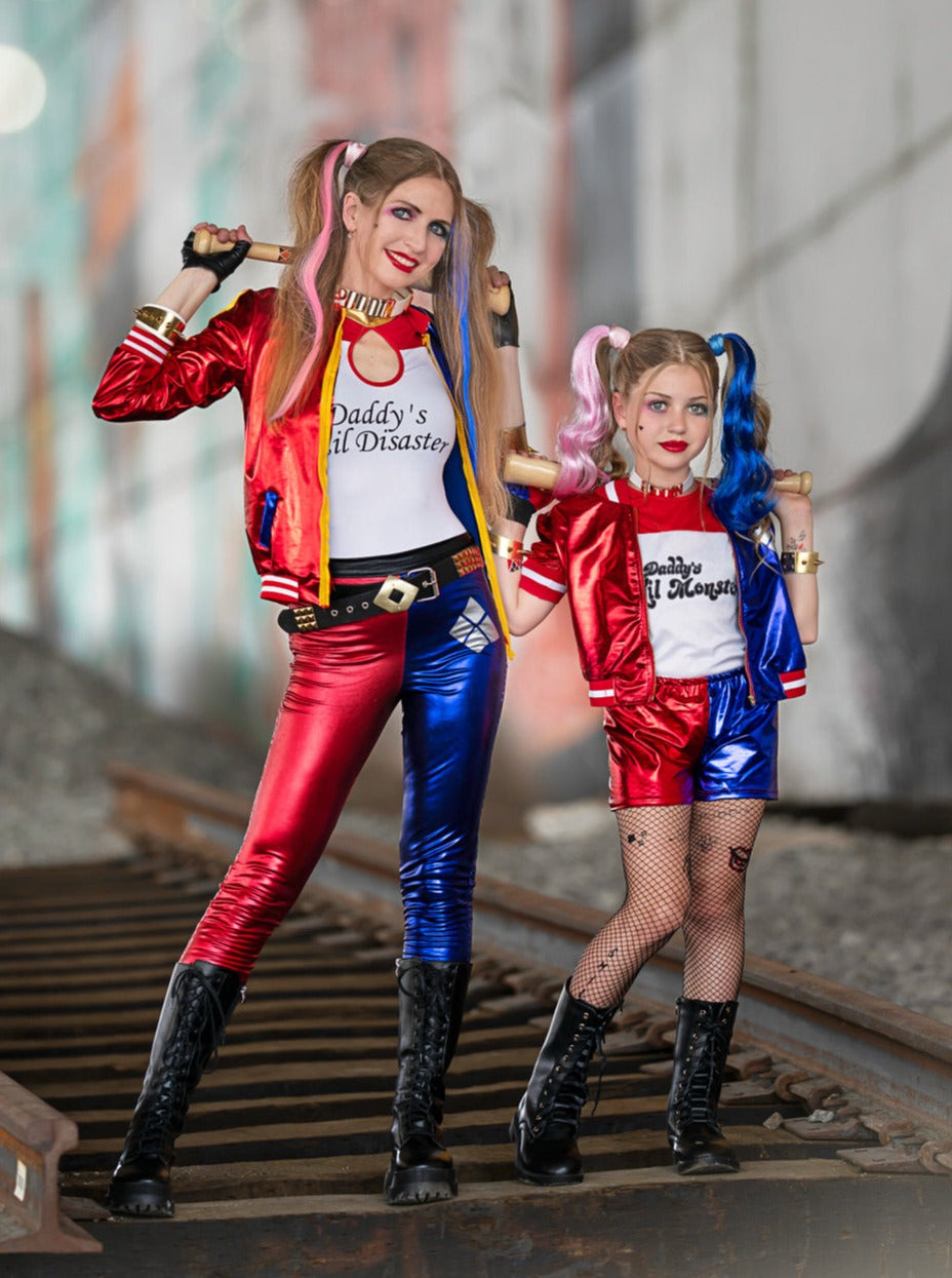 Womens Gotham Trickster 4-Piece Costume Set