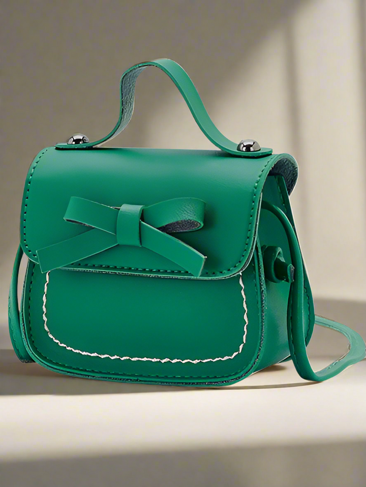 Girls Accessories | Mini Bow Crossbody Handbag | Mia Belle Girls
